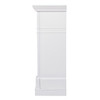 Darvingmore Smart Fireplace W/ Marble Surround