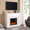 Highgate Electric Smart Media Fireplace – White