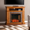 Belleview Smart Media Fireplace W/ Faux Stone