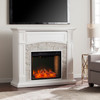 Seneca Smart Media Fireplace - White