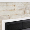 Redden Corner Convertible Smart Fireplace W/ Storage – White