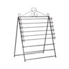 Easel/wall Mount Craft Storage Rack Black