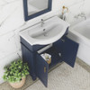 Fresca Hartford 30" Royal Blue Traditional Bathroom Vanity - FCB2303RBL-I