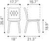 Orebro Dining Chair (set Of 2) Graphite