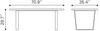 Atlas Dining Table White & Silver