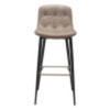 Tangiers Bar Chair (set Of 2) Taupe