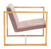 Alt Arm Chair Pink & Gold