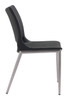 Ace Dining Chair (set Of 2) Black & Silver