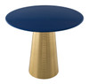 Reo Side Table Blue & Gold