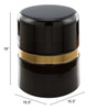 Density Side Table Black And Gold