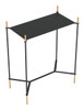 Austin Side Table Black & Gold