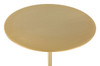 Asa Marble Side Table Gold & White