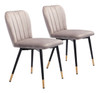 Manchester Dining Chair (set Of 2) Gray