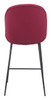 Miles Counter Chair Red