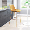 Tony Bar Chair Yellow & Gold