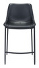 Magnus Bar Chair (set Of 2) Black