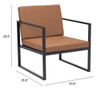 Claremont Arm Chair Brown