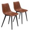Daniel Dining Chair (set Of 2) Vintage Brown