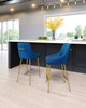 Madelaine Counter Chair Navy