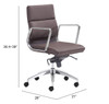 Engineer Low Back Office Chair Espresso