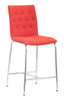 Uppsala Counter Chair (set Of 2) Tangerine