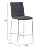 Uppsala Counter Chair (set Of 2) Graphite