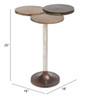 Dundee Accent Table Multicolor