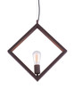 Rotorura Ceiling Lamp Rust