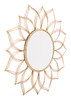 Flower Mirror Gold