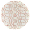 Feizy 8571FBLH Lorrain Hand Tufted Pink / Ivory Area Rugs