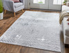 Feizy R3131SLV Braden Machine Made Gray Area Rugs