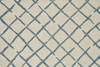 Feizy R8023BGE Remington Hand Tufted Ivory / Blue Area Rugs