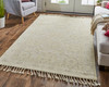 Feizy R8034BGE Remington Hand Tufted Beige / Gray Area Rugs