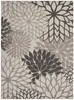 Nourison Aloha Alh05 Silver Grey Area Rugs