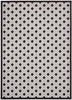 Nourison Aloha Alh26 Black White Area Rugs