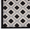 Nourison Aloha Alh26 Black White Area Rugs