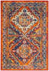 Nourison Allur Alr02 Orange Multicolor Area Rugs