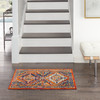 Nourison Allur Alr02 Orange Multicolor Area Rugs