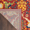 Nourison Allur Alr03 Red Multicolor Area Rugs