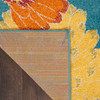 Nourison Allur Alr06 Turquoise Multicolor Area Rugs