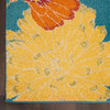 Nourison Allur Alr06 Turquoise Multicolor Area Rugs