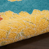 Nourison Allur Alr06 Turquoise Multicolor Area Rugs