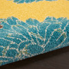 Nourison Allur Alr06 Yellow Multicolor Area Rugs