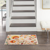 Nourison Allur Alr08 Ivory Multicolor Area Rugs