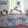 Nourison Artworks Atw01 Navy/brick Area Rugs
