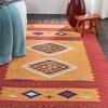 Nourison Baja Baj02 Yellow/red Area Rugs