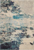 Nourison Celestial Ces02 Ivory Teal Blue Area Rugs
