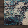 Nourison Celestial Ces02 Ivory Teal Blue Area Rugs