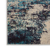 Nourison Celestial Ces02 Ivory Teal Blue Area Rugs
