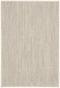 Nourison Courtyard Cou01 Ivory Silver Area Rugs